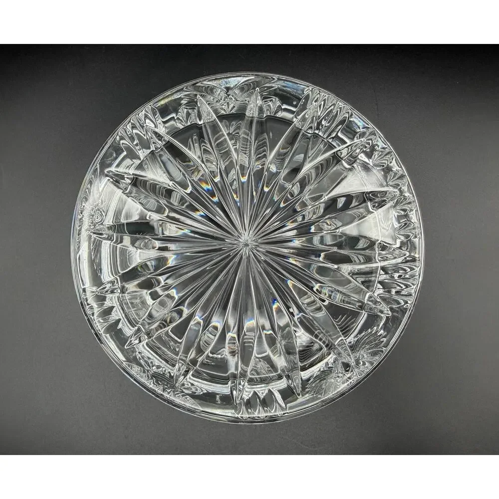 Waterford Crystal Millennium Collection Champagne Wine Bottle Coaster 5” VNTG
